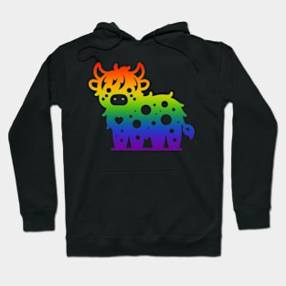 rainbow gradient holy cow Hoodie